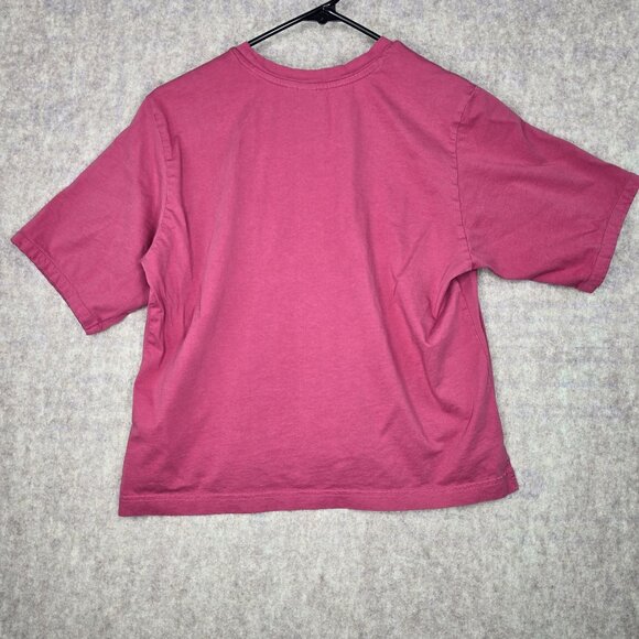 Adidas Womens Rose Pink Short-Sleeve T-Shirt M - Picture 2 of 6